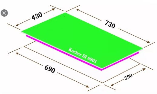 Bếp từ đôi Kocher DI-6901