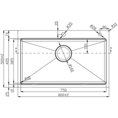 Chậu rửa chén Eurogold EUS58050