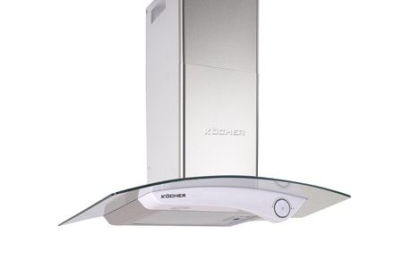 Máy hút khói, hút mùi kính cong Kocher K - 8670 (70/90cm)