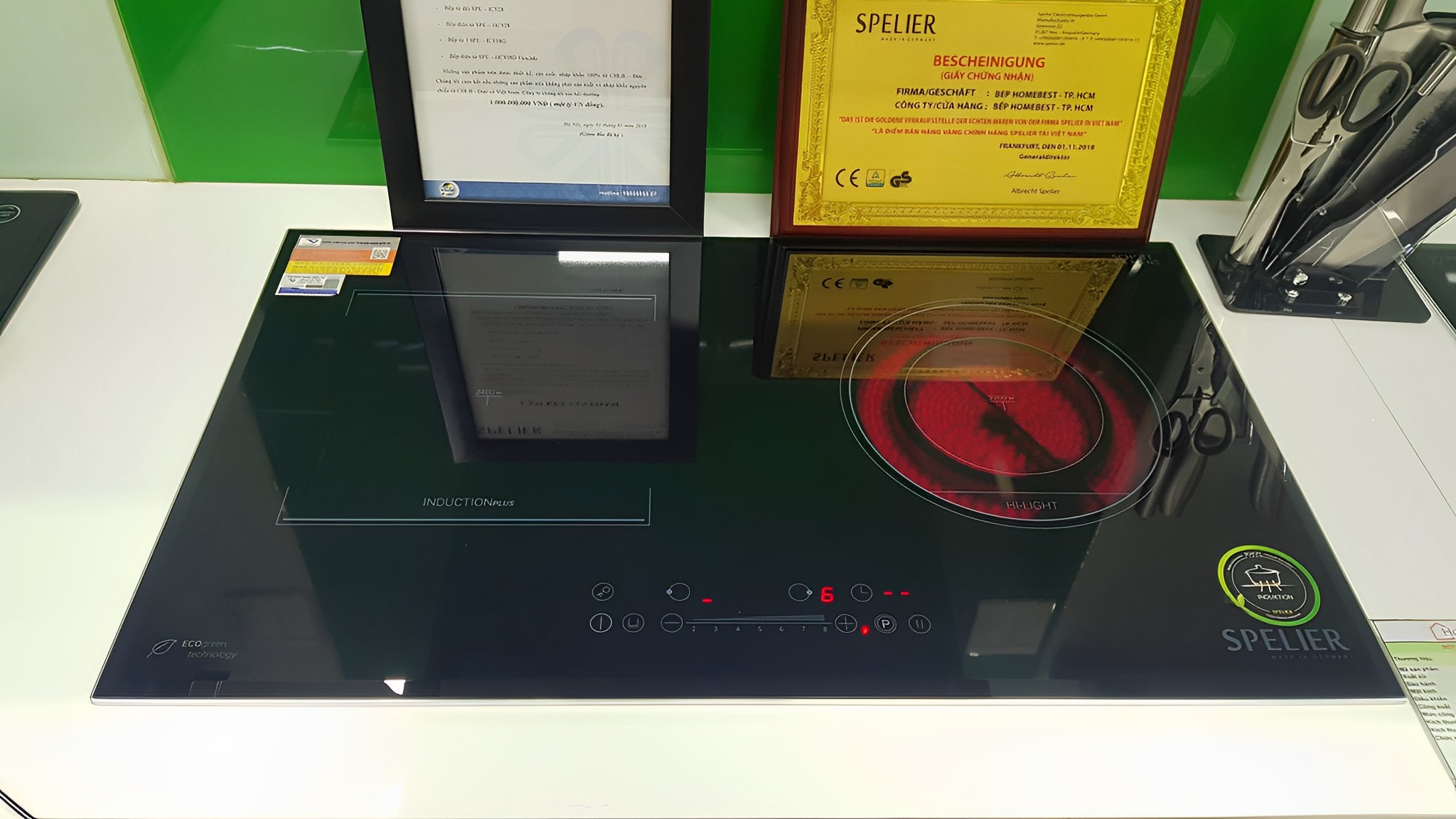 (Combo) Bếp điện từ kết hợp hồng ngoại Spelier SPE-HC928