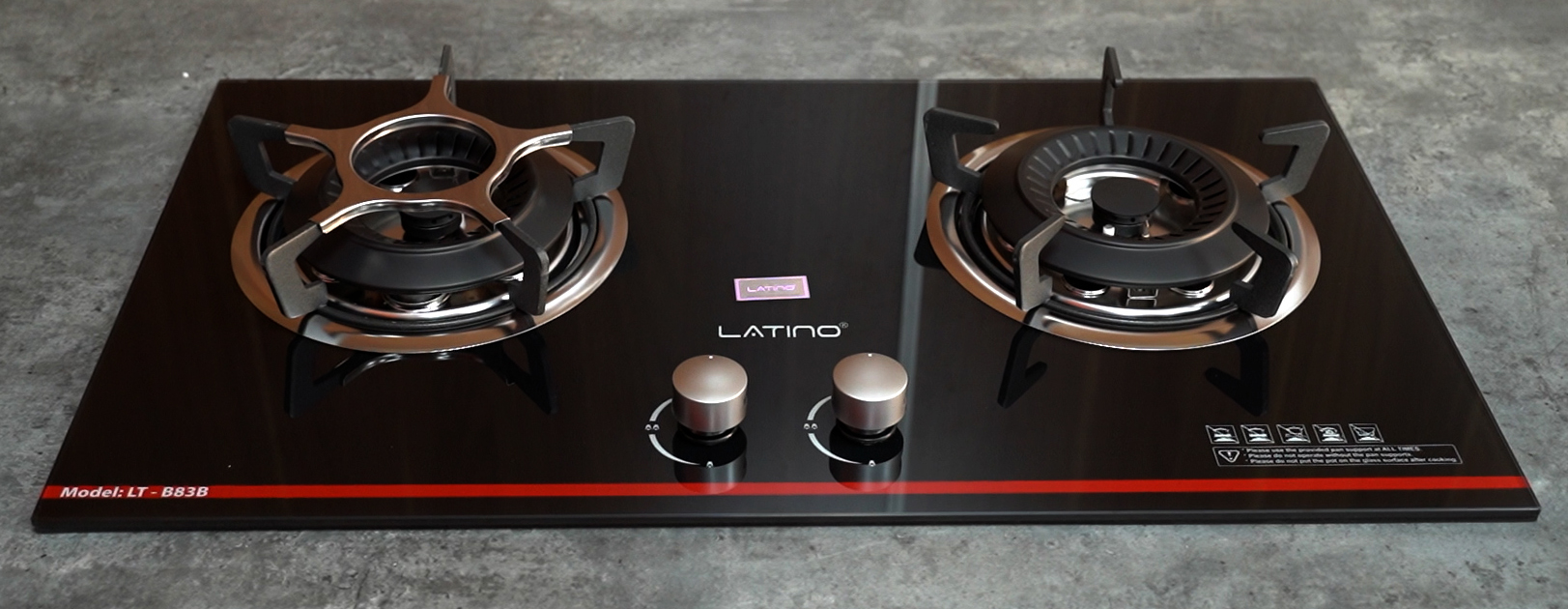 Bếp gas âm Latino LT-B83B