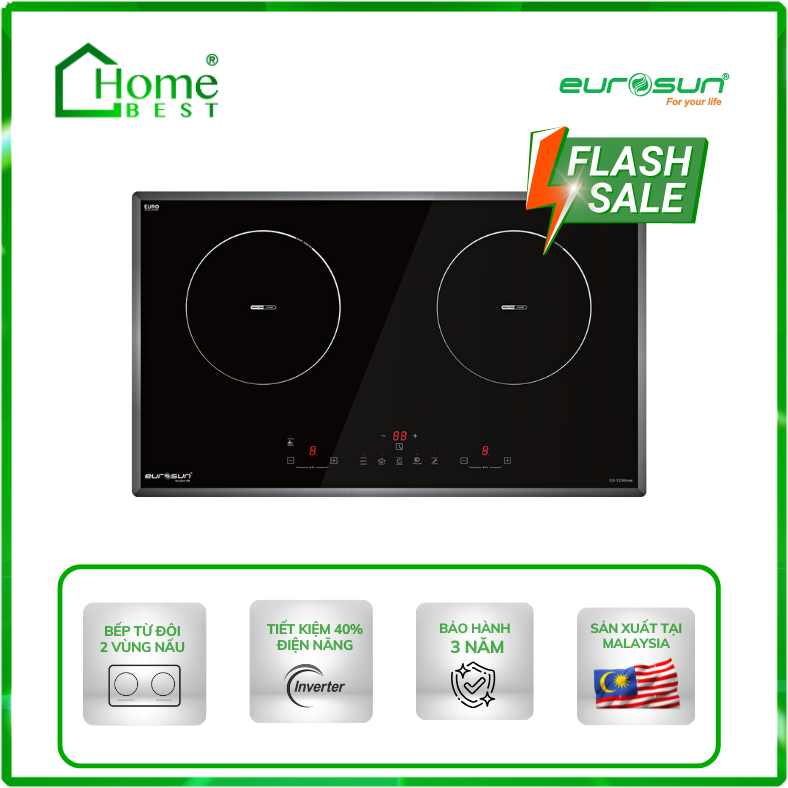 Bếp từ đôi Eurosun EU-T256Max