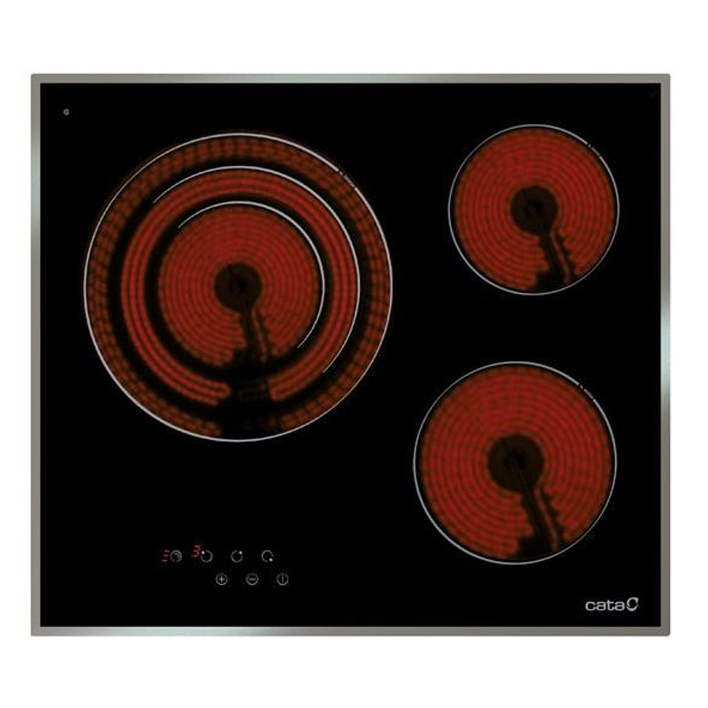 Bếp hồng ngoại 3 vùng nấu Cata TT 603 X