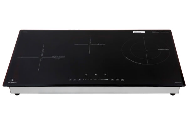 Bếp từ kết hợp hồng ngoại 3 vùng nấu Pramie PRTH-3201