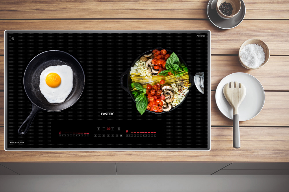 Bếp từ đôi Faster FS 828I