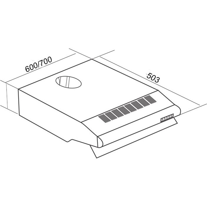 Máy hút khói, hút mùi cổ điển Faster FS 0870WD