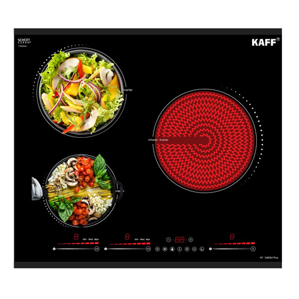 (Combo) Bếp điện từ kết hợp hồng ngoại Kaff KF-S48QH Plus