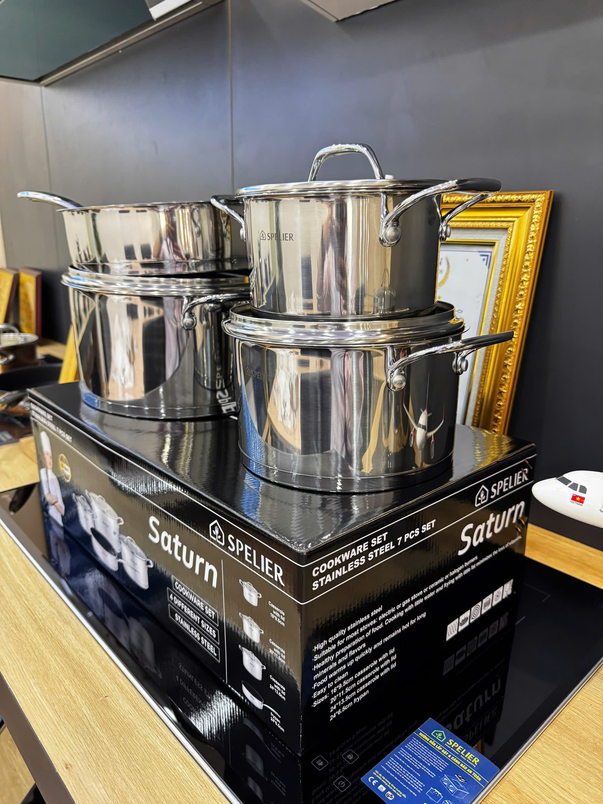 Bộ nồi inox 7 món Spelier SATURN