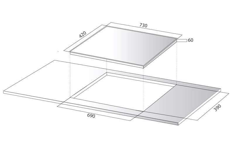 Bếp từ đôi Kocher DI-330H