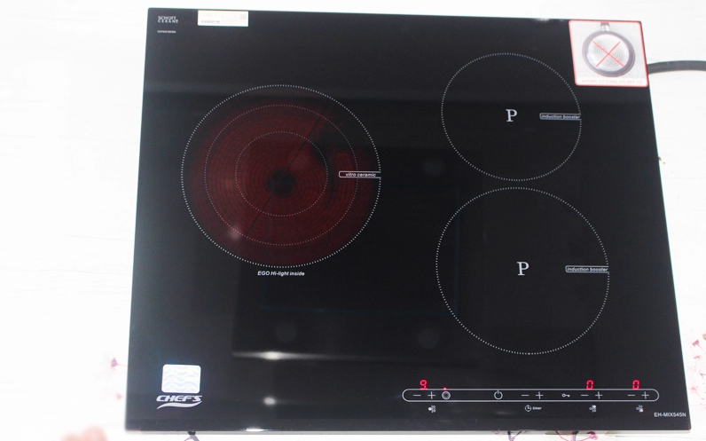 Bếp điện từ kết hợp hồng ngoại Chefs EH-MIX545N