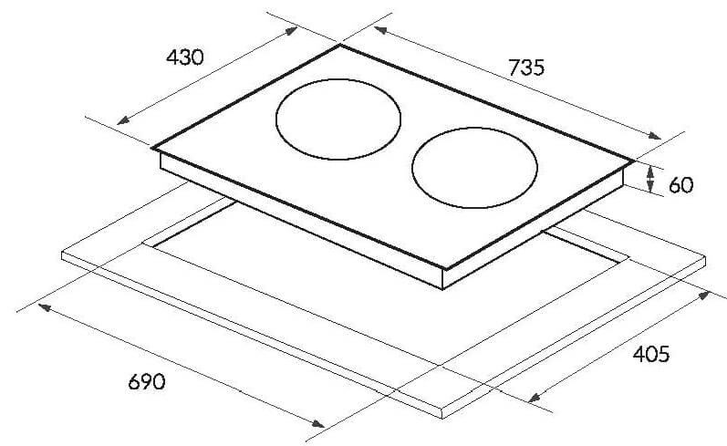 Bếp hồng ngoại đôi Eurosun EU-IF268S Combo