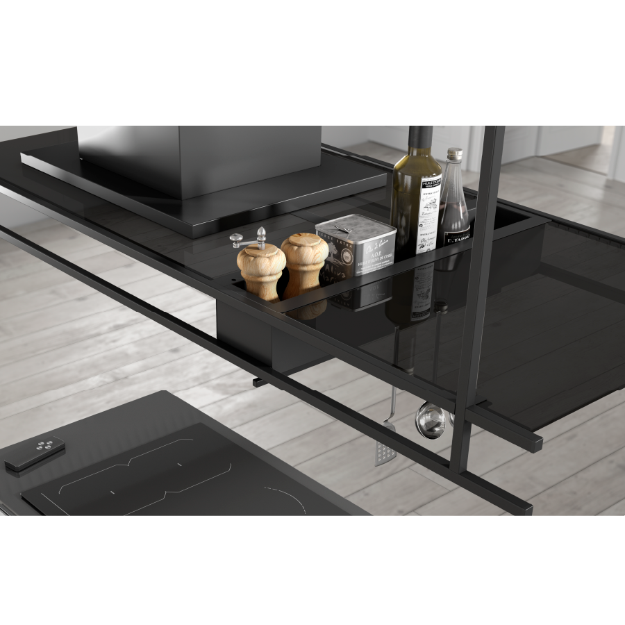 Máy hút khói, hút mùi đảo Malloca INDUST K140B