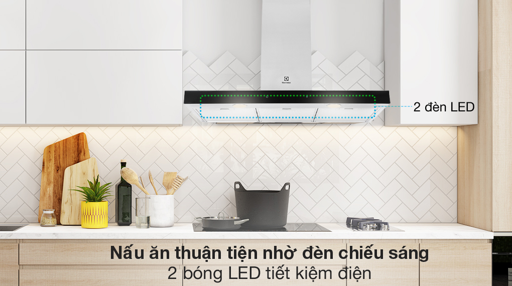 Máy hút khói, hút mùi kính ngang Electrolux LFT769X