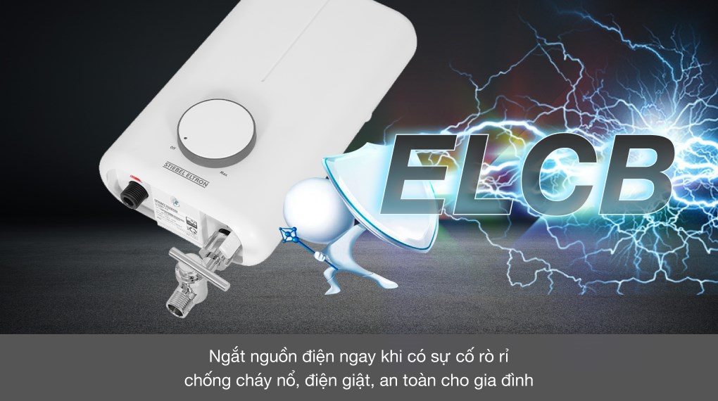 Máy nước nóng trực tiếp đơn điểm Stiebel Eltron DE 45 EC (VN)