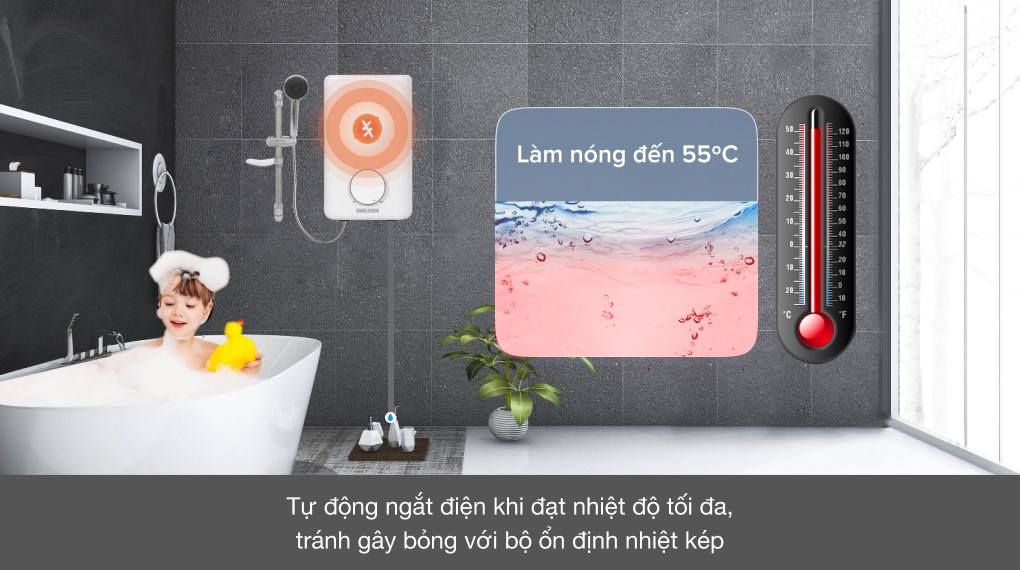 Máy nước nóng trực tiếp đơn điểm Stiebel Eltron DE 45 EC (VN)