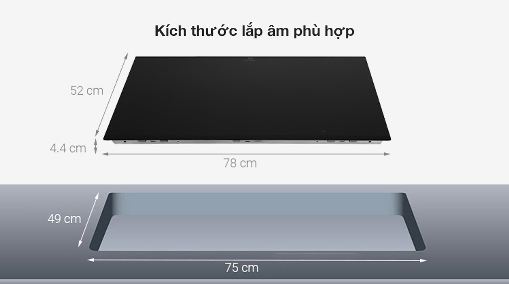 Bếp từ 4 vùng nấu Electrolux EIP8546