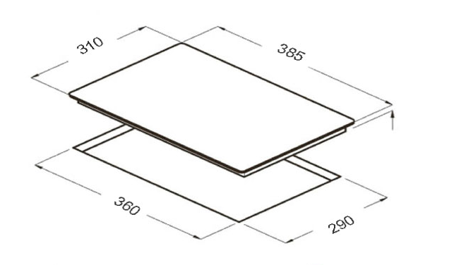 Bếp điện từ đơn Chefs EH-IH22A