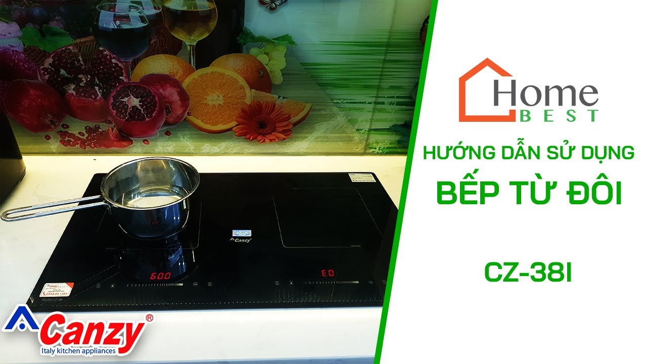 (Combo) Bếp điện từ đôi Canzy CZ-38I