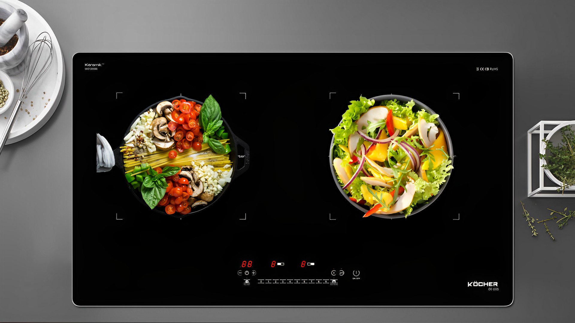 Bếp từ đôi Kocher DI-688