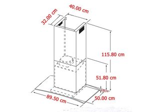 Máy hút khói, hút mùi kính ngang Electrolux EFC926BAR