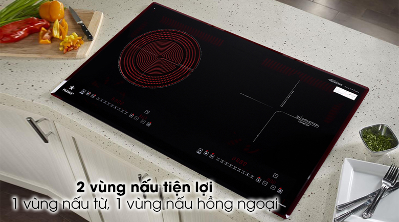 Bếp từ kết hợp hồng ngoại Pramie PRMY-2108