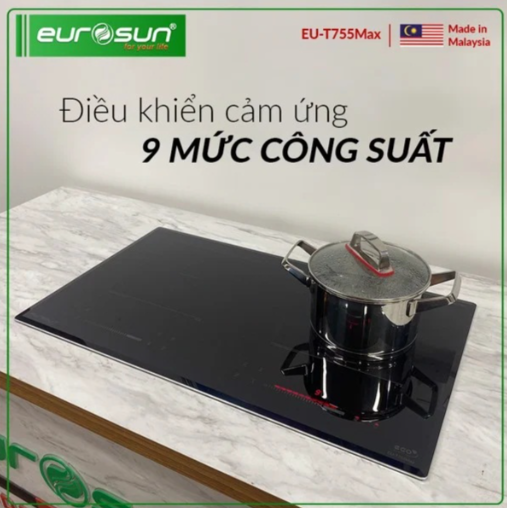 Bếp từ đôi Eurosun EU-T755Max