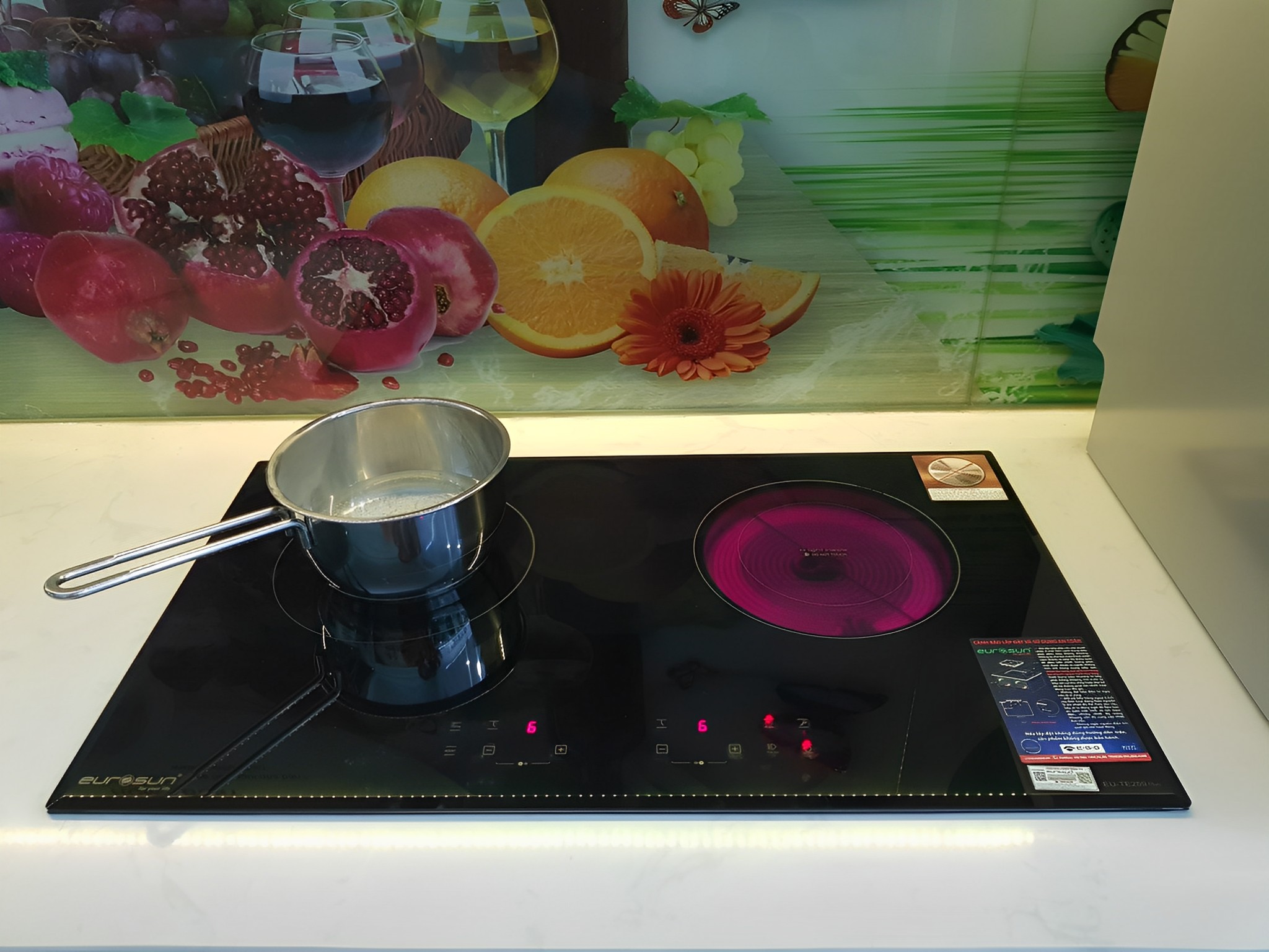 (Combo) Bếp từ kết hợp hồng ngoại Eurosun EU-TE259 Plus