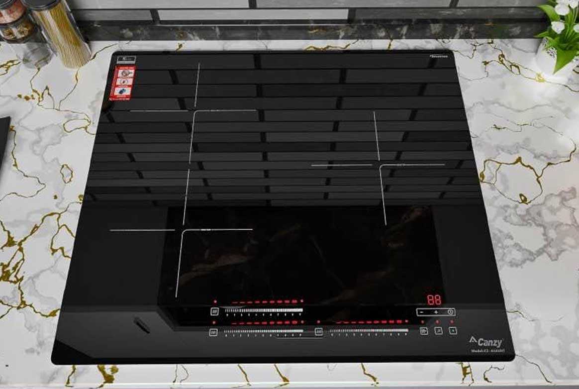 Bếp từ 3 vùng nấu Canzy CZ-656HNT