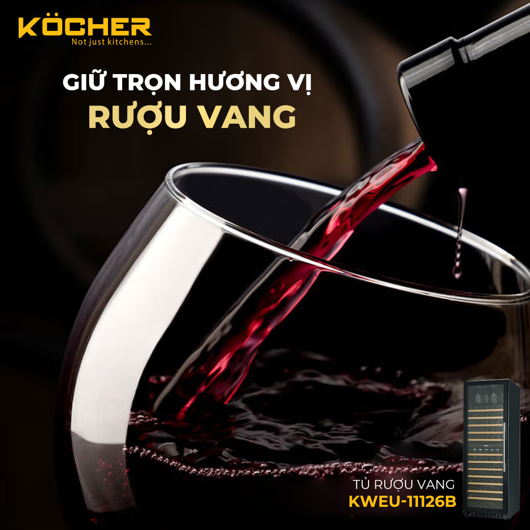Tủ rượu vang Kocher KWEU-11126B