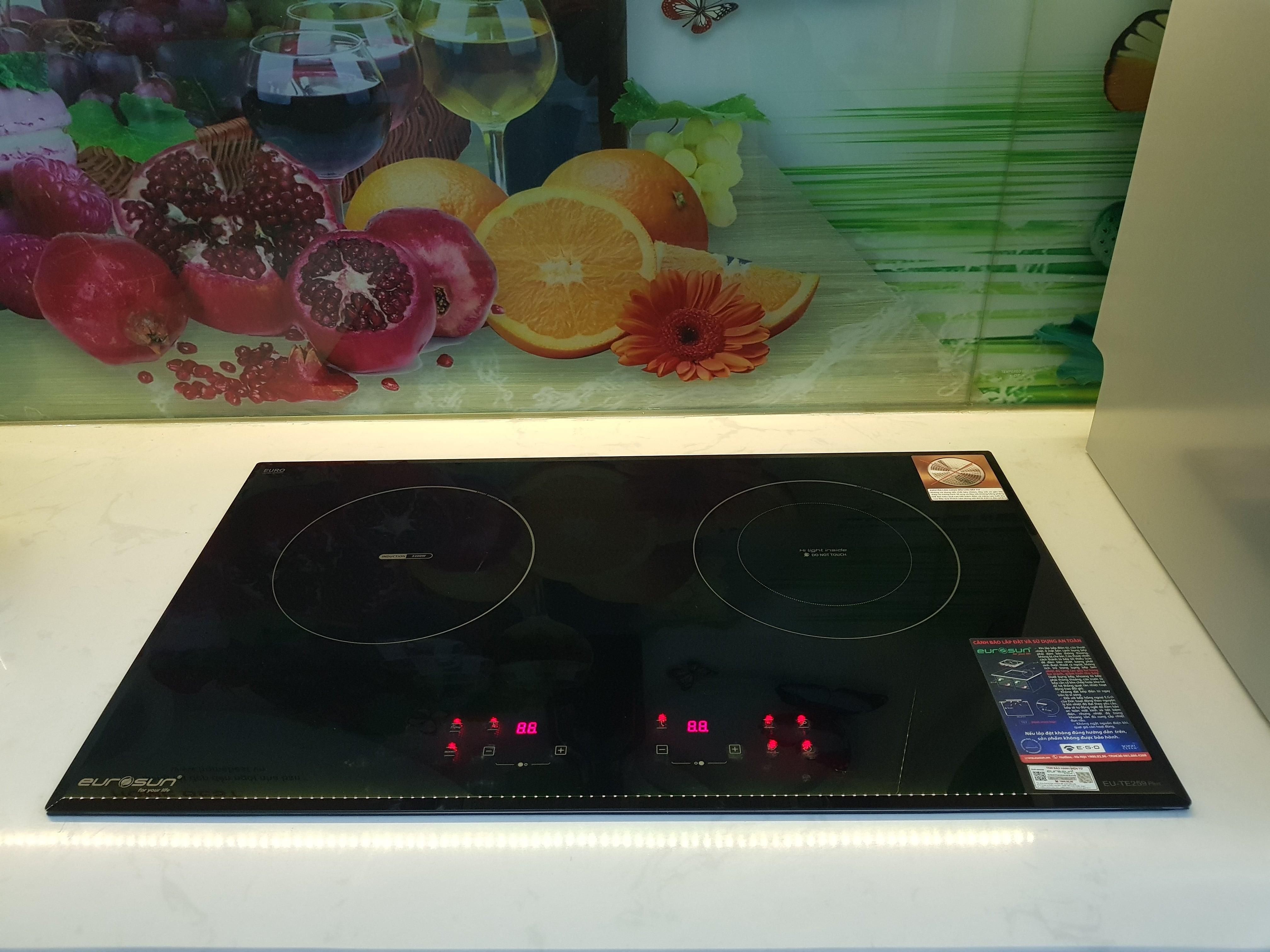 (Combo) Bếp từ kết hợp hồng ngoại Eurosun EU-TE259 Plus