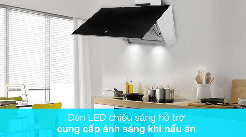 Máy hút khói, hút mùi kính vát Electrolux KFVB19K