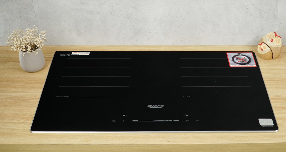 Bếp từ đôi Chefs EH-DIH208