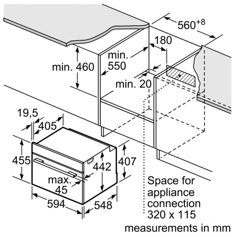 Lò nướng kết hợp vi sóng Bosch HMH.CMG633BS1B