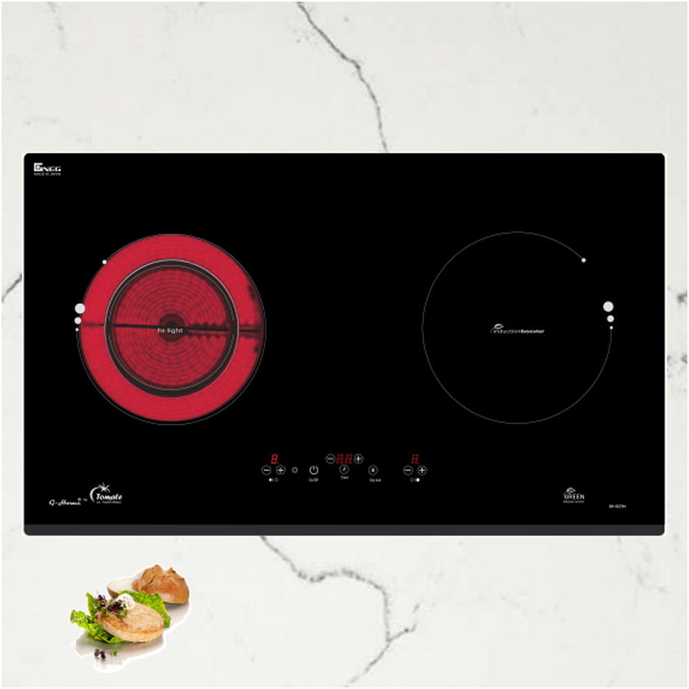 Bếp từ kết hợp hồng ngoại Tomate GH 027IH