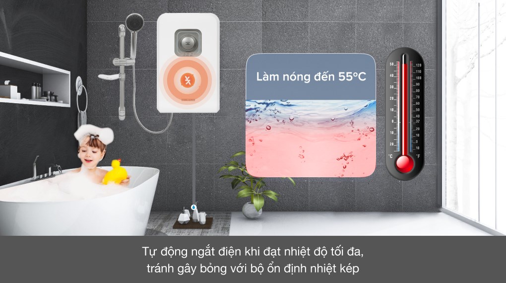 Máy nước nóng trực tiếp đơn điểm Stiebel Eltron DPL 45 EC (VN)