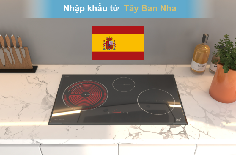 Bếp từ kết hợp hồng ngoại Lorca LCE-306