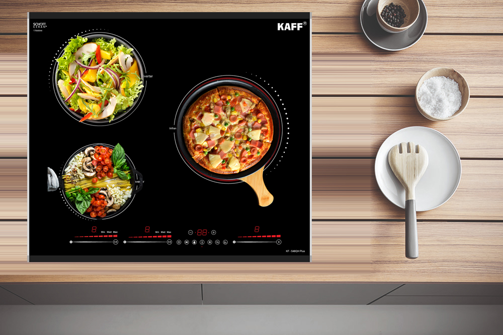 Bếp từ kết hợp hồng ngoại Kaff KF-S48QH Plus