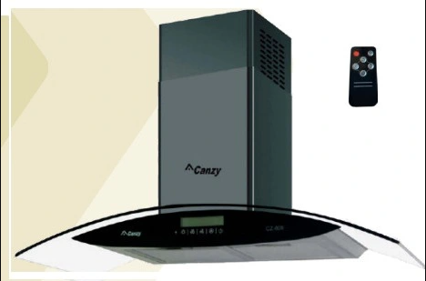 Máy hút khói, hút mùi kính cong Canzy CZ 607