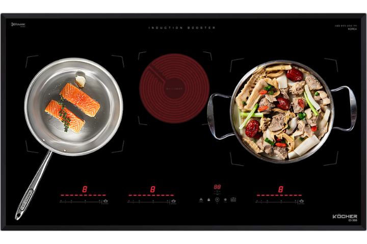 Bếp từ kết hợp hồng ngoại Kocher EI-355