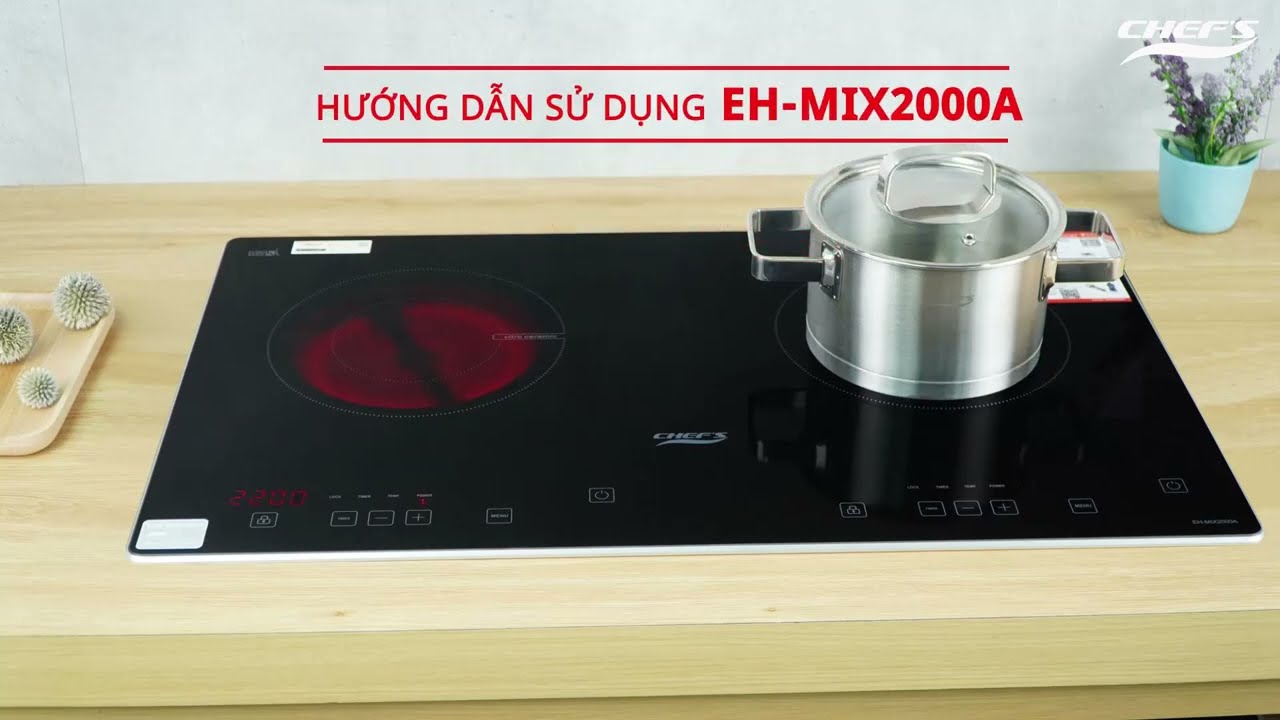 Bếp từ kết hợp hồng ngoại Chefs EH-MIX2000A