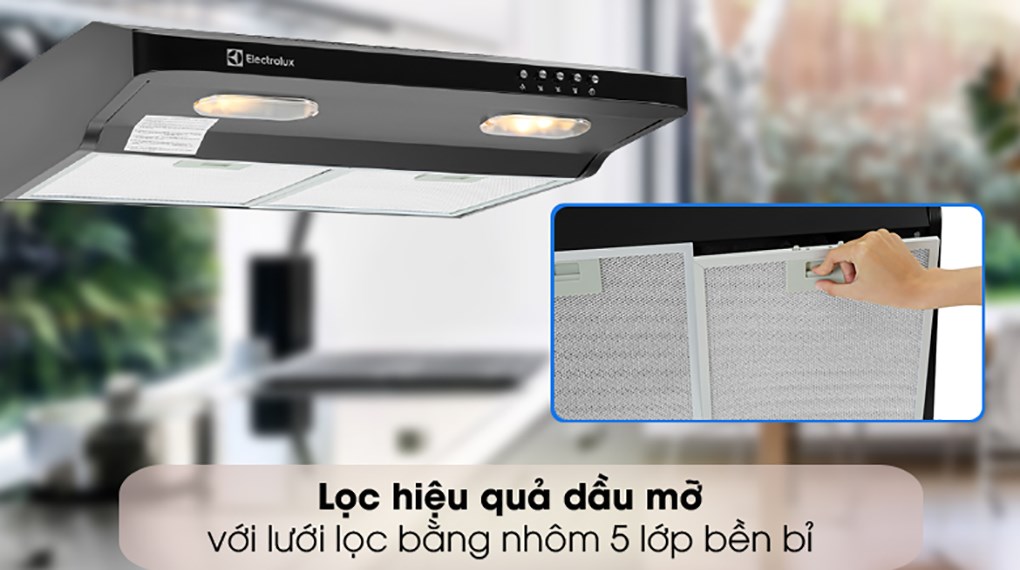 Máy hút khói, hút mùi cổ điển Electrolux EFT6032K