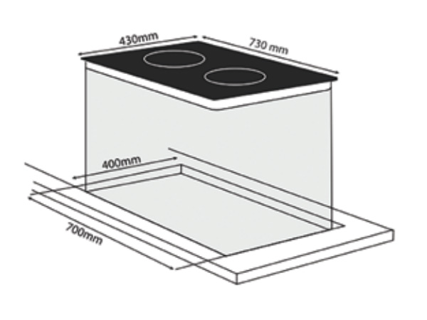 Bếp từ đôi Fermi NG 008