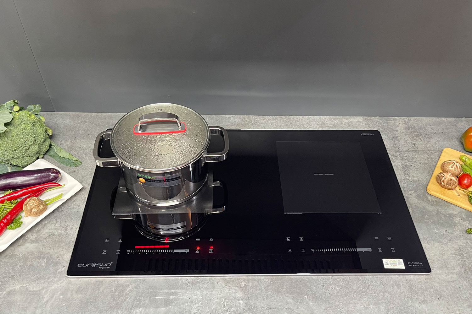 Bếp từ đôi Eurosun EU-T658Pro