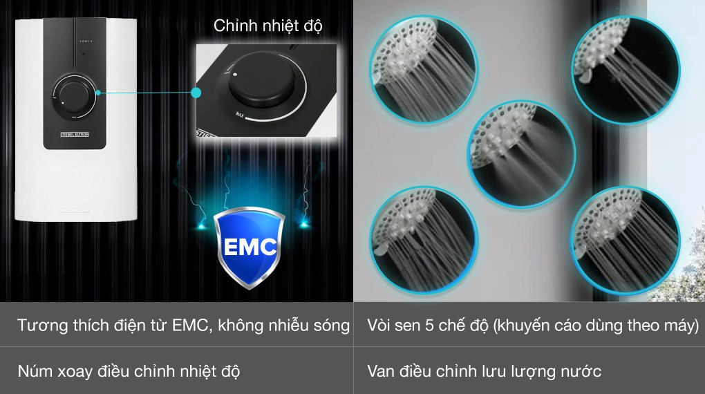 Máy nước nóng trực tiếp đơn điểm Stiebel Eltron WS 45 EC (VN)