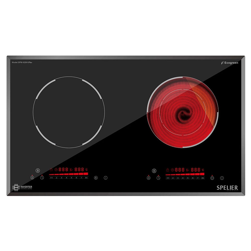 (Combo) Bếp điện từ kết hợp hồng ngoại Spelier SPM 928H