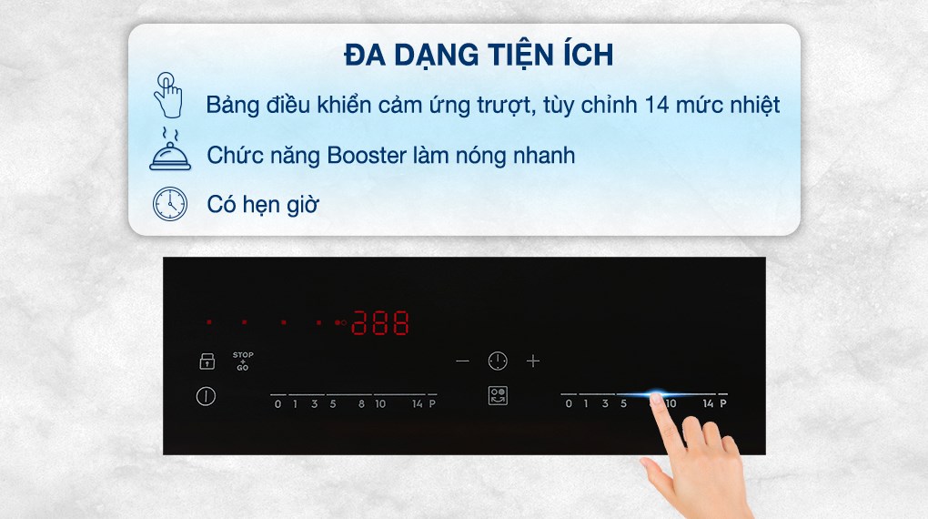 Bếp từ đôi Electrolux EHI7260BB