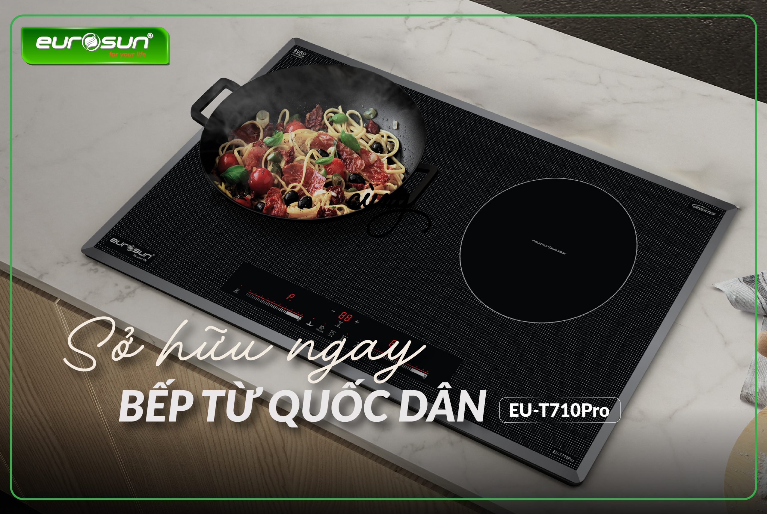Bếp từ đôi Eurosun EU-T710XPro