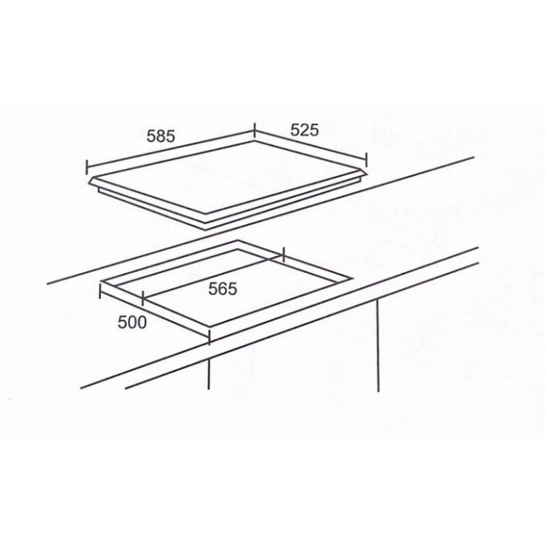 Bếp từ 3 vùng nấu Arber AB-334S