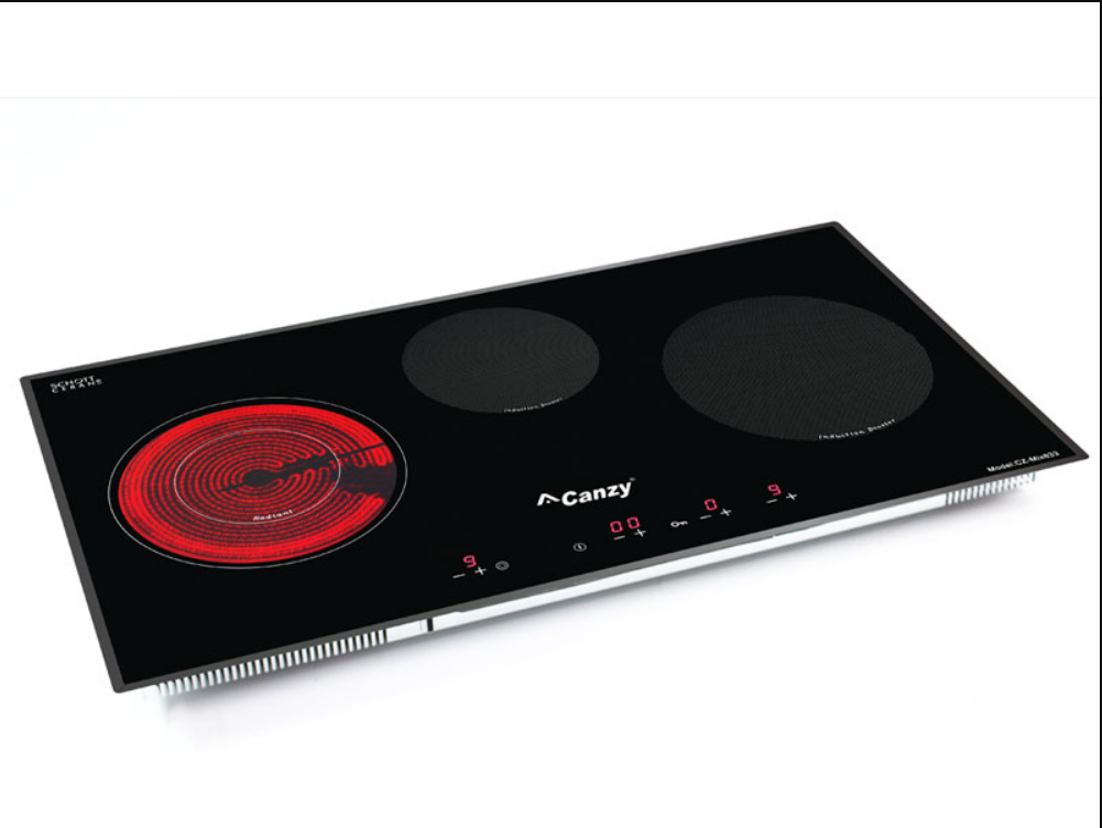 Bếp từ kết hợp hồng ngoại Canzy CZ-MIX823G