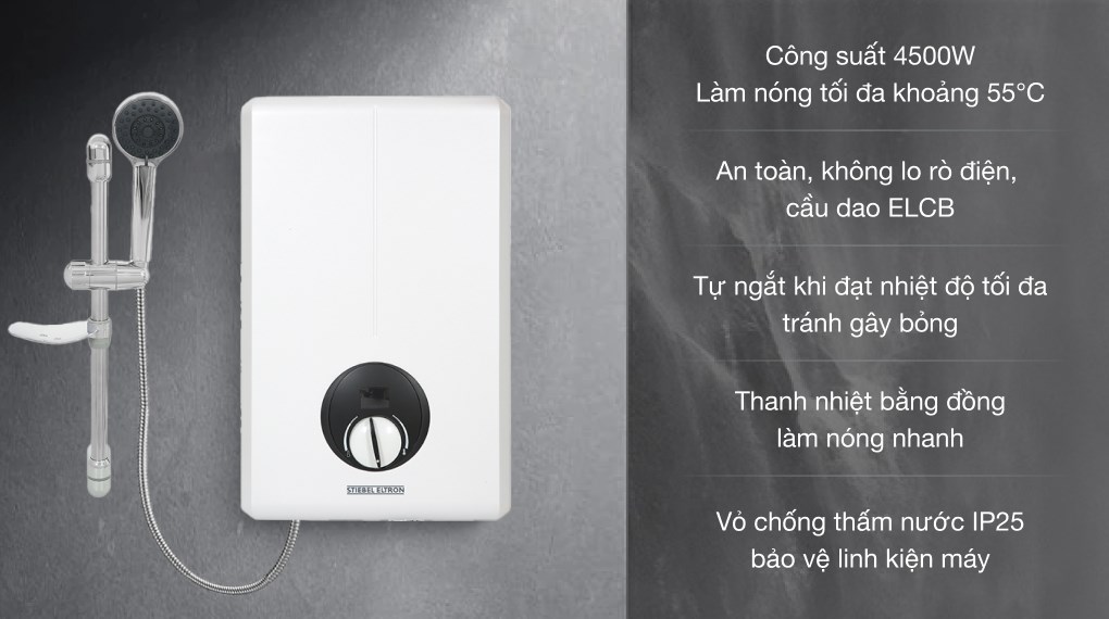 Máy nước nóng trực tiếp đơn điểm Stiebel Eltron XGL 45 EC (VN)
